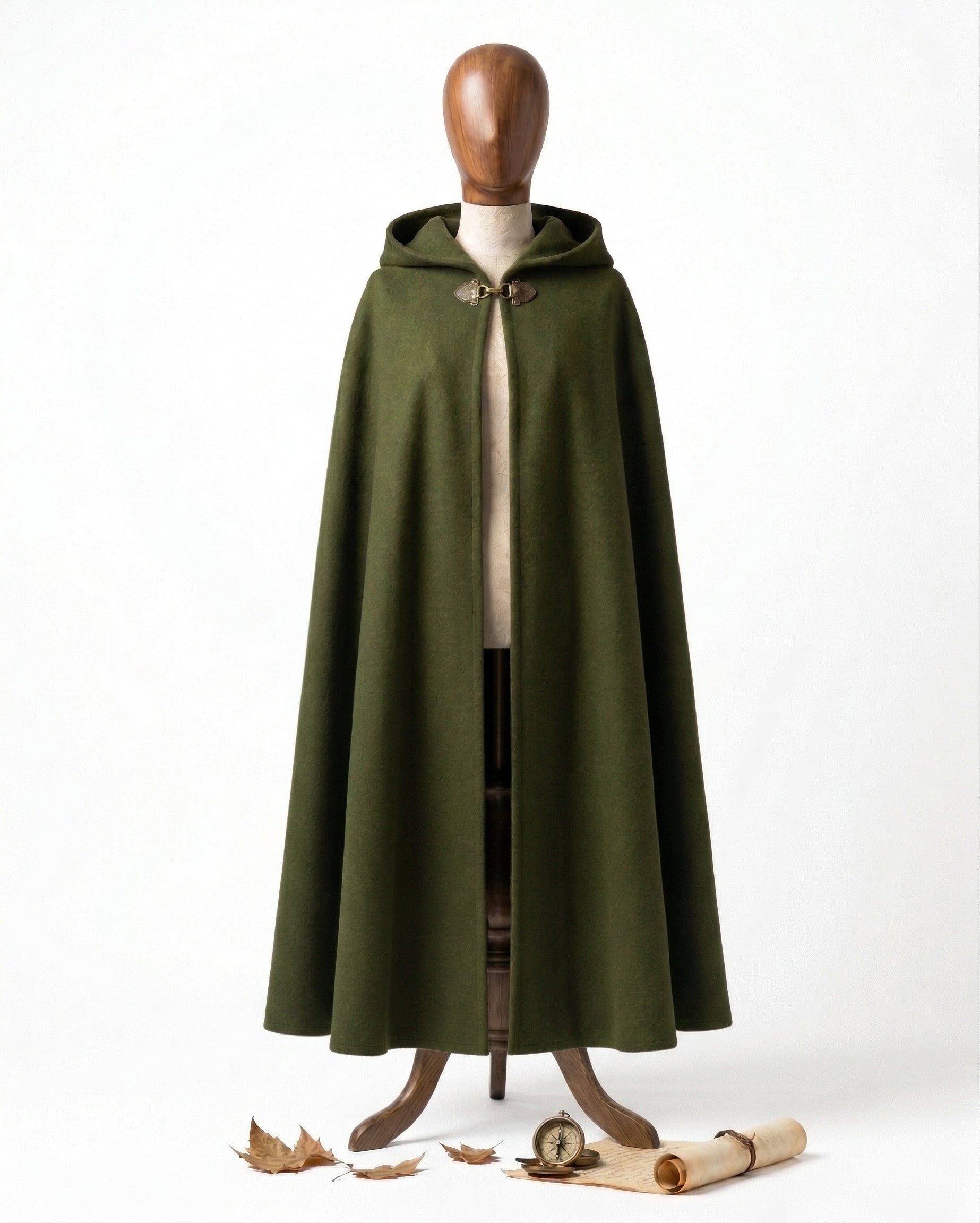 Classic Wool Hooded Cloak Main image