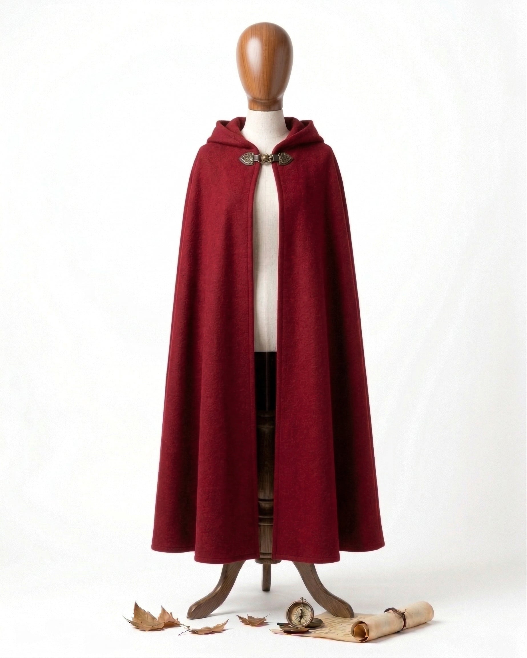 Classic Wool Hooded Cloak Secondary image